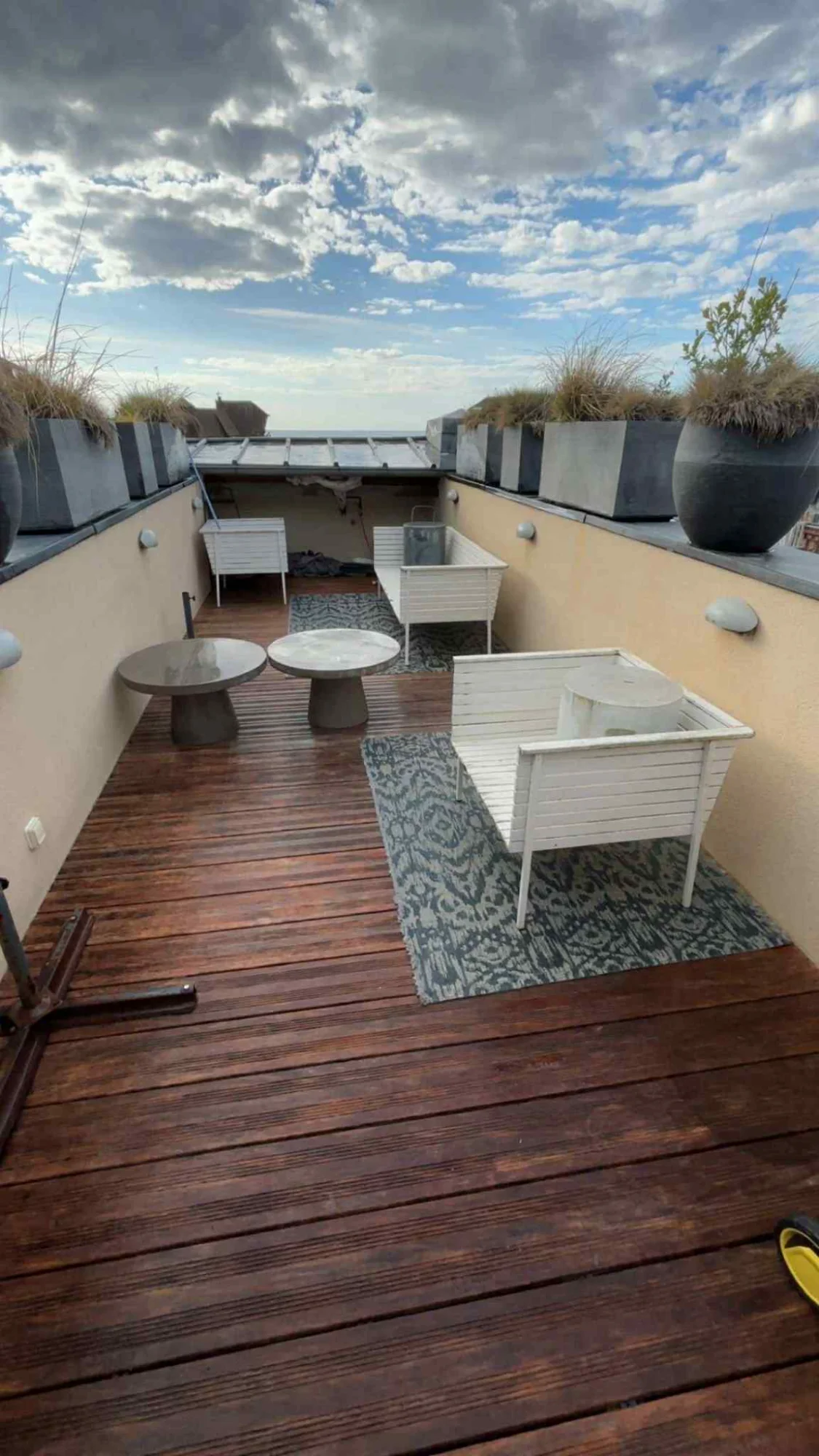 Terrasse après nettoyage